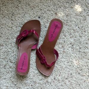 Madden Girl Fuchsia Sandals